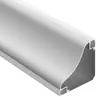 Luz linear de cornija iluminada dupla face, sem necessidade de rebaixo, luz linear, linha imitação gesso, canaleta de luz em liga de alumínio, luz de lavagem de parede de superfície