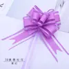 Cinta de Color Liso para Empaque de Regalos de 3 cm Transfronterizo con Impresión a una Cara, Cinta Elegante Tirada a Mano para Navidad, Festividades, Coche de Bodas y Decoración de Lazos