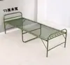 Cama de alambre de acero versión engrosada de exportación doble alambre de acero encriptado cama plegable individual cama de resortes cama para siesta colchón suave cama de acompañamiento