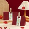 Caixa de Doces de Casamento Portátil, Caixa de Presente de Casamento e Noivado Estilo Chinês, Caixa de Doces Estilo Chinês para Celebração de 100 Dias, Caixa de Presente Portátil