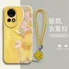 Fábrica de Origen Funda de Teléfono Líquida Ojo de Ángel Compatible con Serie Huawei Nova14 Dos Tonos Pintura al Óleo de Oveja Cobertura Completa Anti