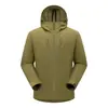 Chaqueta de Montañismo Impermeable Cortavientos para Exteriores de Primavera y Otoño Estilo Nuevo Unisex Casual con Capucha Ropa de Senderismo Ropa Exterior
