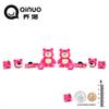 Nuevos dijes para zapatos de oso fresa de dibujos animados 3D Dijes para zapatos Croc Accesorios para zapatos Decoraciones DIY para zapatos de mujer