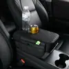 Almohadilla Protectora para Caja Reposabrazos de Coche, Reposabrazos para Codo, Portavasos, Caja de Almacenamiento, Accesorios, Almohadilla para Caja Reposabrazos de Confort que Aumenta la Altura
