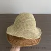 Sombrero de Pescador para Bebé Estilo Verano Delgado Sombrero de Paja Calado para Bebés y Niños Pequeños Sombrero Unisex con Protección Solar Modelo Nuevo de Moda 2026