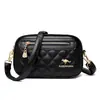 Bolsa Pequena Transversal Cruzada Nova Outono e Inverno 2024 Estilo Quente Feminino Bolsa de Ombro Único Axila Bolsa Quadrada Pequena Casual