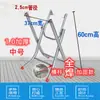 Frete Grátis Pernas de Mesa de Jantar Suporte de Mesa Dobrável Simples Estrutura de Mesa Grande para Barraca de Comida Pernas de Mesa de Ferro Aço Inoxidável He Zhi Zhang