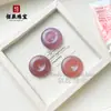 Colgante Hebilla de Paz de Ágata Multicolor Jadeíta Hebilla de Paz de Ágata Blanca Jadeíta Colgante de Jadeíta Joyería DIY