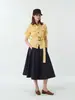 COMOS CMS 2026 Falda Casual Versátil de Línea A de Nueve Puntos Adelgazante de Bolsillo para Mujer Verano Nuevo Estilo 258378