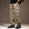 Pantalones de trabajo casuales versátiles de pierna recta holgada, finos y resistentes, de marca italiana de moda para hombre, primavera-verano 2026