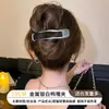 Pinza de pelo elegante para mujer, pinza de torsión de alta gama para la parte posterior de la cabeza, pasador floral, accesorio para el cabello, pinza de pico de pato