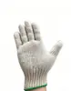Luvas de fio espessas antiderrapantes antiderrapantes de nylon luvas de algodão de fio de algodão atacado luvas de trabalho de malha industrial de proteção por atacado