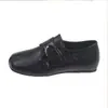 Mocasines retro de cuero genuino estilo old money para mujer, nueva colección otoño 2026, zapatos de piel de cerdo con separación de dedos, zapatos pequeños de cuero de punta cuadrada estilo británico