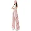 Pantalones de Trabajo de Secado Rápido Woodpecker para Mujer 2026 Nuevo Verano Sueltos de Secado Rápido de Seda de Hielo de Pierna Ancha Pantalones Deportivos para Exteriores para Mujer