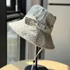 Nuevo Sombrero de Pescador a Cuadros Estilo Coreano Ins2025 para Mujer Primavera y Verano Ala Ancha Mostrando la Cara Sombrero Pequeño Floral con Protección Solar
