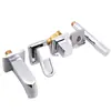 Grifo para Lavabo Juego de Cuatro Piezas Juego de Tres Piezas Tres Agujeros Cuatro Agujeros Grifo Separado para Lavabo Montado en Pared Extraíble Accesorios