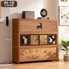 Zapatero para entrada de casa, mueble de almacenamiento simple a prueba de polvo para recibidor, almacenamiento integrado para balcón, nuevo diseño de múltiples capas