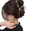 2025 Verano Pinza Grande de Garra de Aleación de Zinc Fresca y Dulce Japonesa y Coreana Pinza de Tiburón para la Parte Posterior de la Cabeza Accesorio Metálico para el Cabello Pasador