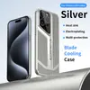 Funda de Teléfono Refrigeración por Aspas de Comercio Exterior Adecuada para Apple 16 Color Sólido 15PROMAX Sensación de Piel 13 Antigolpes 12 Gafas