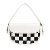 Celebridad de Internet Explosiva Mini Bolsa Pequeña para Mujer 2022 Nueva Bolsa Moderna Combinable Bandolera Moda Cuadros Bolso Silla de Montar
