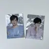 Cheng Yi Ondas de Água Branco Magnético Cartão Flash Celebridade Anime Card DIY Laser Prata Brilhante Auto-Impresso Estampagem a Quente Impressão