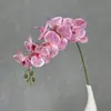 Nueva decoración del hogar de orquídea mariposa 3D9, adornos para sala de estar, decoraciones de flores artificiales, adecuado para bodas, hoteles y escenarios