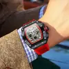 Explosiones de AliExpress ONOLA Transmisión en Vivo de TikTok Reloj Multifuncional Impermeable para Hombre Correa de Silicona Deportivo de Cuarzo para Hombre