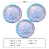 Suministros para Fiesta de Cumpleaños Platos de Papel Desechables Colección Tema Infantil Impresión de Anime Platos Engrosados Estilo Nuevo