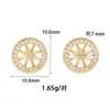 Pendientes DIY de Gama Alta Soporte para Perlas Aguja de Plata 925 Zirconia Cortada Accesorios de Material para Pendientes Caseros Fábrica Venta al por Mayor