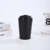 Taza de Café Transfronteriza de Acero Inoxidable 304 al Vacío, Simple y Portátil, Adecuada para Viajes, Uso en Coche, Oficina y Aislamiento Térmico