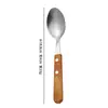 Cubiertos Western de Acero Inoxidable Hotel Restaurante Regaliz Mango de Madera Cuchillo para Bistec Tenedor Cuchara Juego de Tres Piezas Venta Directa del Fabricante