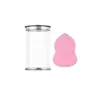 Cilindro de Aluminio Antióxido Caja de Boca de Caballo Gota de Agua Calabaza Corte Diagonal Esponja para Polvos de Maquillaje Huevo de Belleza No Látex Húmedo y Seco