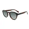 Gafas de Sol Polarizadas de Acetato Personalizadas de Moda Retro Transfronterizas Europeas y Americanas Montura Redonda Clásica Estilo Urbano de Moda Gafas de Sol Protectoras