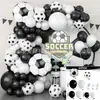 Cadena de Globos Temática de la Nueva Copa Mundial de Fútbol Transfronteriza Set Copa de Campeonato de Papel de Aluminio Serie Deportiva Globos Decorativos