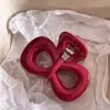 Pinza para el pelo coreana linda para mujer, tamaño grande, estilo de alta gama, adecuada para cabello grueso, pinza de tiburón, horquilla, pinza de lazo