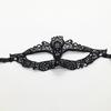 Accesorios de Máscara de Encaje con Forma de Halloween Máscara de Ojos Divertida Bola Negra Suministros de Navidad al por Mayor