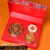 Caja de Regalo Corazón Tres Especias Empaque Doble Especias Tónico Dendrobium Morchella Ginseng Americano Yuan Bei Pepino de Mar Caja de Regalo Universal