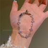 Pulsera cuadrada de circonita de diamantes completos de diseño de alta gama JOJOACC 2024 cuerda de mano delicada y fresca pequeña cuerda de mano para mujer