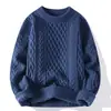 Venta caliente transfronteriza, popular en stock, nuevo suéter casual de cuello redondo para otoño e invierno, prenda de punto base, suéter holgado de talla grande