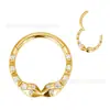 Venta Caliente en Amazon f136 Titanio Puro Piercing Stud para Nariz Clásico Redondo Diamante Incrustado Pendientes para Oreja g23 Stud para Labio Anillo para Nariz