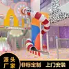 Parque Infantil Interior Tobogán Castillo Travieso Grande Centro Comercial Tobogán de Acero Inoxidable Parque Infantil Interior Equipo de Diversión