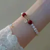 Pulsera de diseño de nicho simple de valor 9.9 pulsera de cuentas pequeñas
