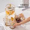 Tetera de Hierbas y Frutas de Gran Capacidad para Restaurante Cubo para Bebidas Frías, Coca-Cola, Leche Hervidor Caliente/Frío con Grifo Resistente a Altas Temperaturas