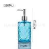 Venta al por mayor de fábrica Amazon Venta caliente Jabón de manos Botella de vidrio Esencia de jabón corporal Botella de vidrio Estilo nórdico en stock