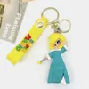 Lindo Llavero de Dibujos Animados Super Mario, Exquisita Muñeca Tridimensional, Colgante para Bolso y Coche, Llavero, Pequeño Regalo