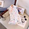 Vestido Cheongsam de Verão Hanfu para Meninas 2025 Verão Manga Estilo Chinês Vestido de Gaze Princesa Renda de Bebê Pequena Princesa