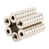 Entrega Instantánea en Stock del Fabricante Imanes Fuertes, Varias Especificaciones, Disco Redondo con Agujero, Imanes de Neodimio Hierro Boro Resistentes a Altas Temperaturas