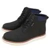 Superventas de Amazon Botas Casual Retro de Caña Alta para Hombre Estilo Británico Botas de Trabajo de Caña Alta Botines Versátiles de Moda - 25717