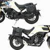 El lobo muscle car es adecuado para bolsa lateral Wuji Q250 empaque lateral para casco casco medio casco casco completo con cerradura portaequipajes de liberación rápida modificado