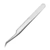 Pinzas para Pestañas Postizas Pre-hechas de Fábrica, Rizador de Pestañas para Injerto de Artista de Pestañas, Pinza de Pluma Dorada Delfín, Herramienta de Pinza para Florecimiento de Alta Precisión